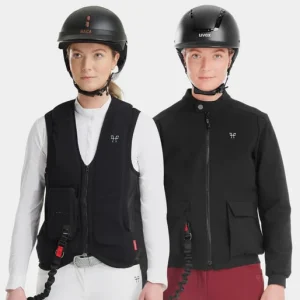 Pack sécurité: gilet Airbag + blouson Teddy femme