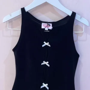 Top Léa - Velours Noir