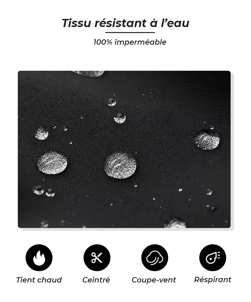 Thermo+ PRO - Veste Cyclisme Hiver Chaude - Noir – Image 4