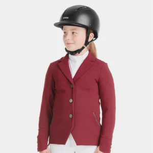 57d9b06b2a515a831c50b785e506659e.jpgv1716468641 La veste d'équitation fille pour concours hippique