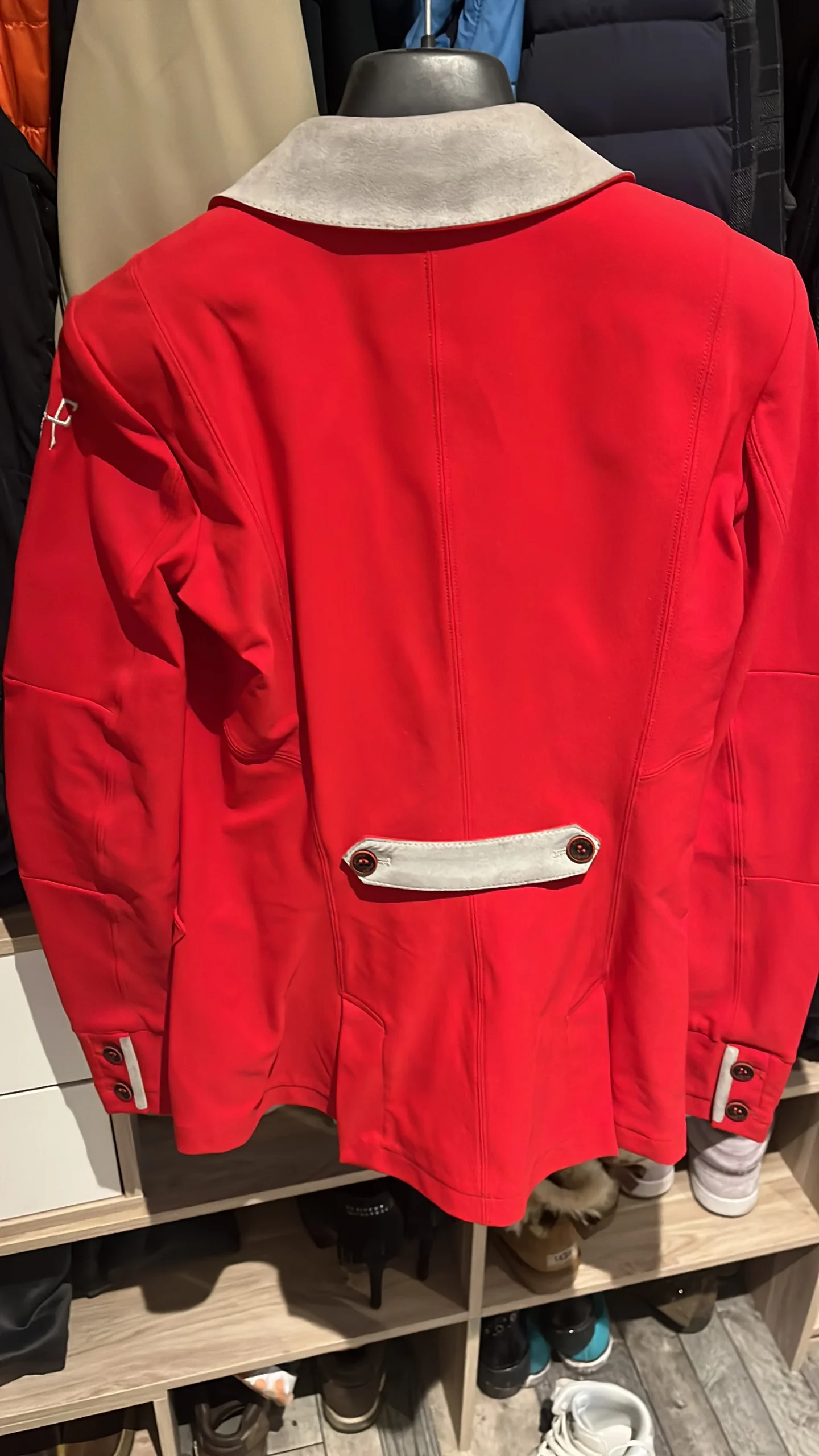 VESTE DE CONCOURS FEMME TAILOR MADE ROUGE – Image 4