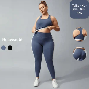 Tenue set yoga grande taille femme