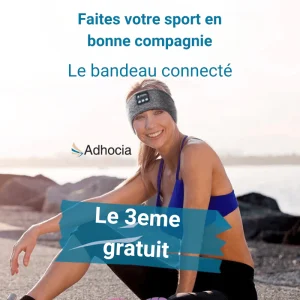 Bandeau Sport et Sommeil avec Écouteurs Bluetooth – Adhocia
