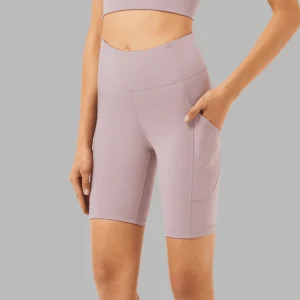 Bermudashortfemininadhociaviolet1_1.pngv1685550794 Pantacourt Taille Haute: Yoga Pilates Femme