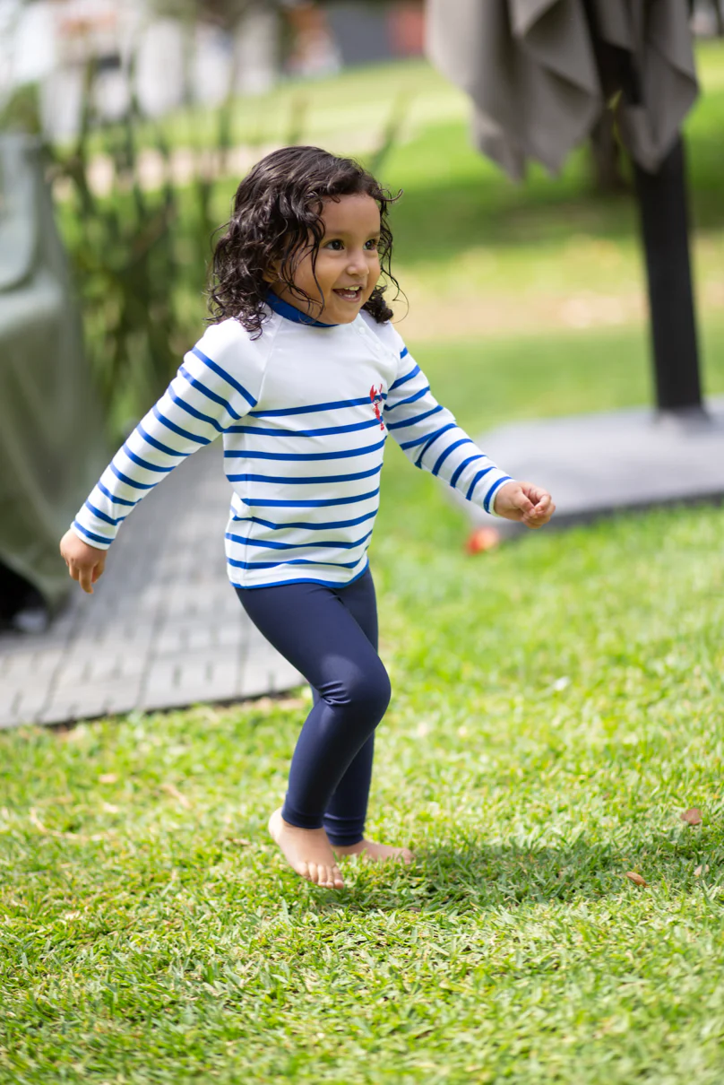 Legging de bain anti-UV enfant - Bleu Océan - Nuvées – Image 5