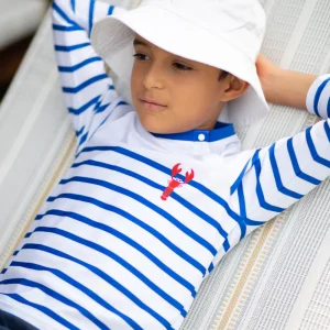 T-shirt de bain anti-UV enfant (fille ou garçon) - Homard - Nuvées