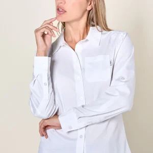 Chemise anti-UV femme - Blanc - Nuvées