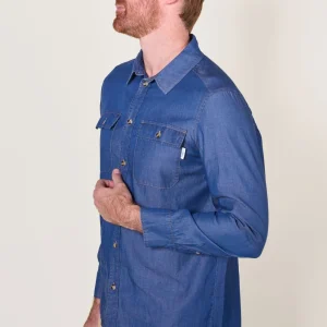 Chemise anti-UV homme Lite - Denim Foncé - Nuvées