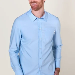 Chemise anti-UV homme - Bleuet Ensoleillé - Nuvées