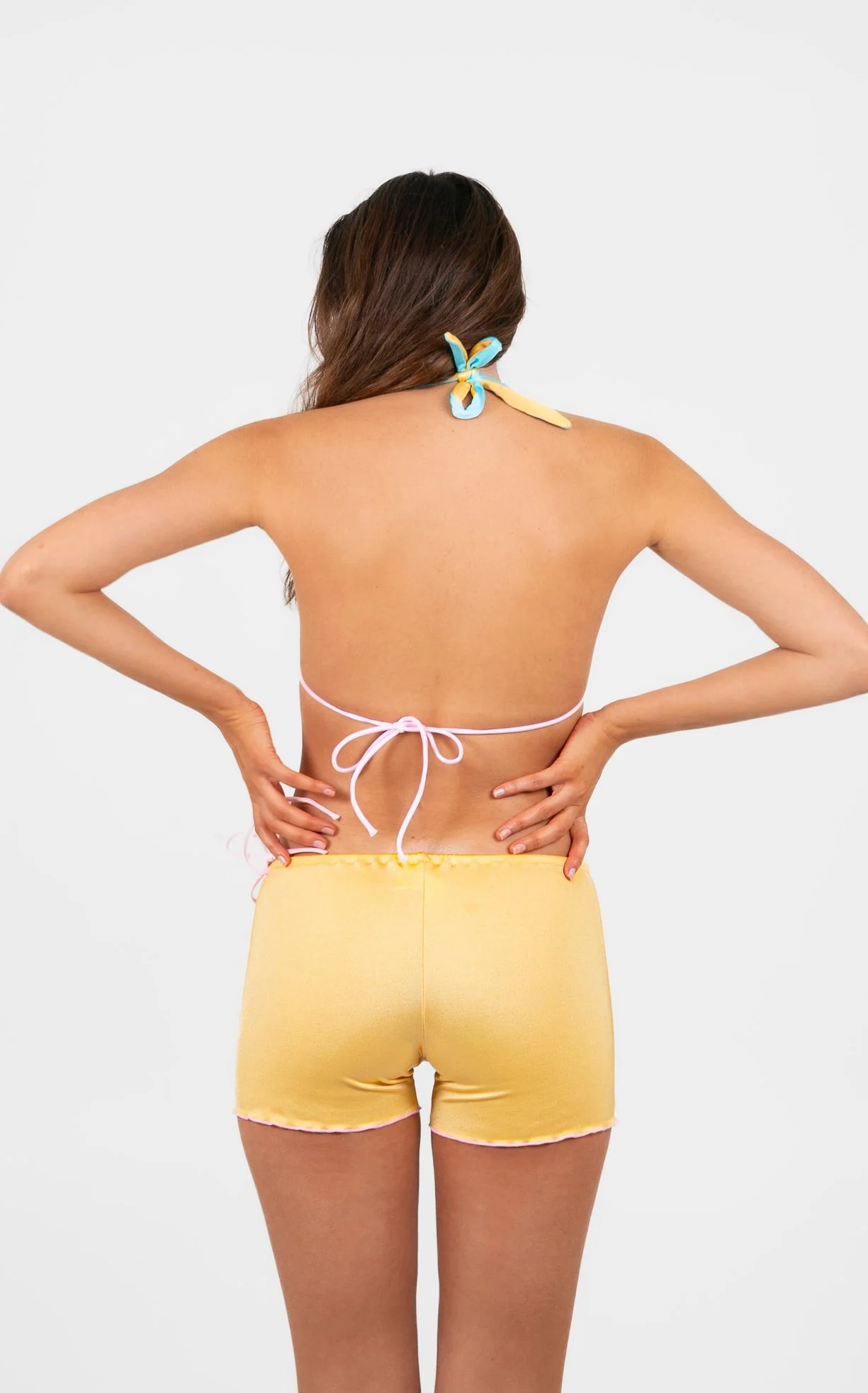 Haut Amy Réversible - Jaune/Turquoise – Image 6