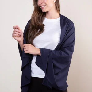 Étole Anti-UV Femme Lite - Bleu Océan - Nuvées