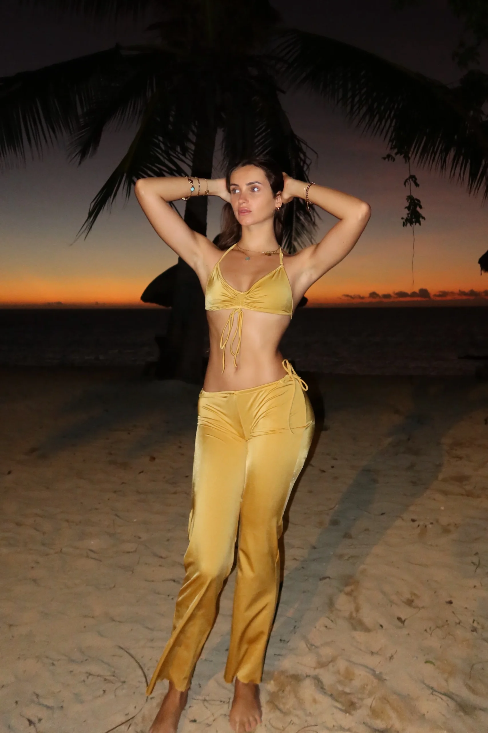 Pantalon Paola - Doré – Image 2