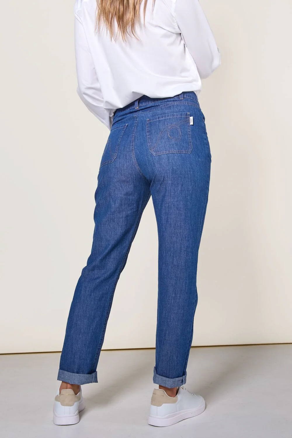 Jean anti-UV Femme - Denim Medium - Nuvées – Image 4