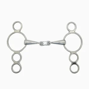 Mors Pessoa 4 anneaux double brisure lien plat 18mm