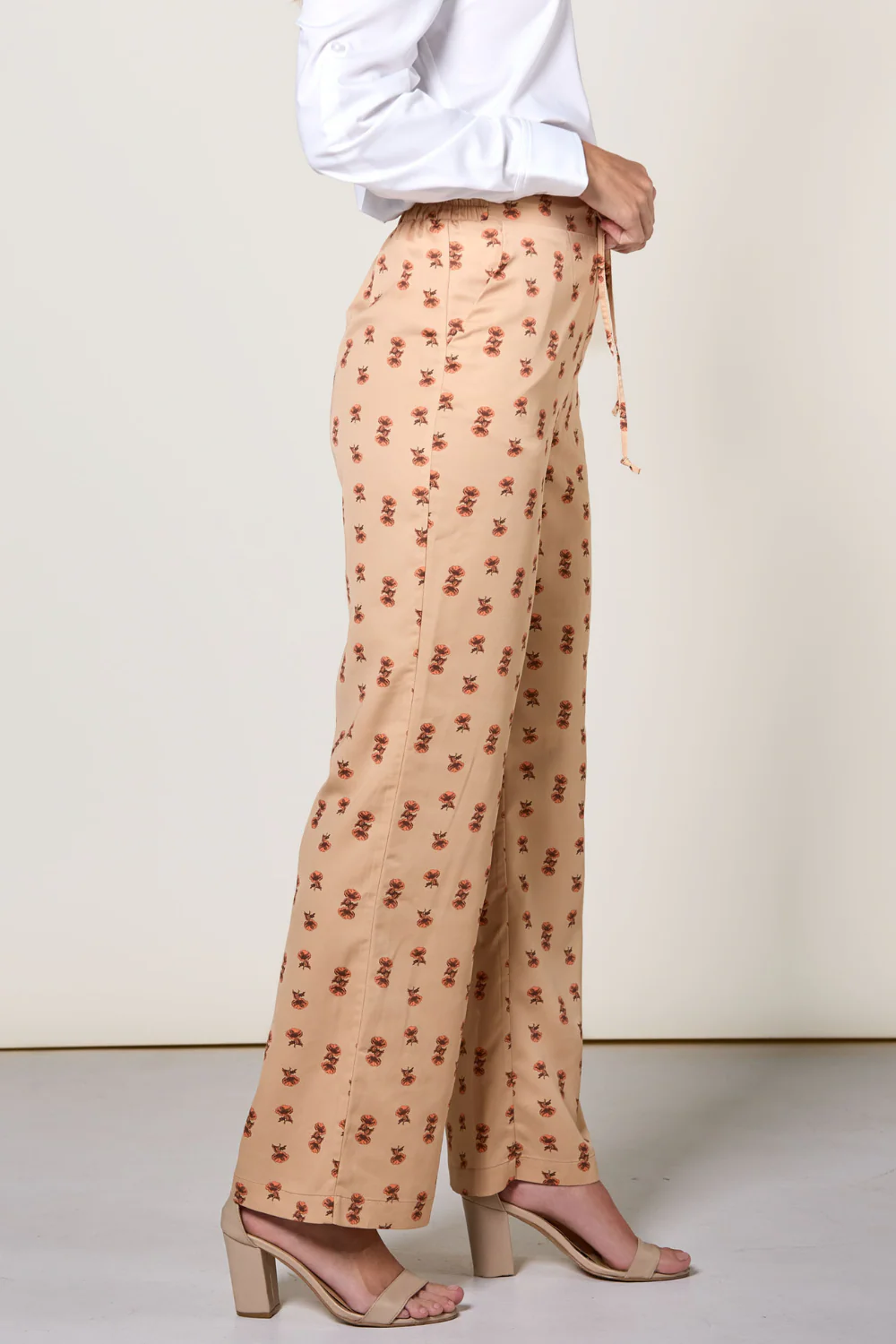 Pantalon anti-UV à jambes larges femme - Coquelicots - Nuvées – Image 3