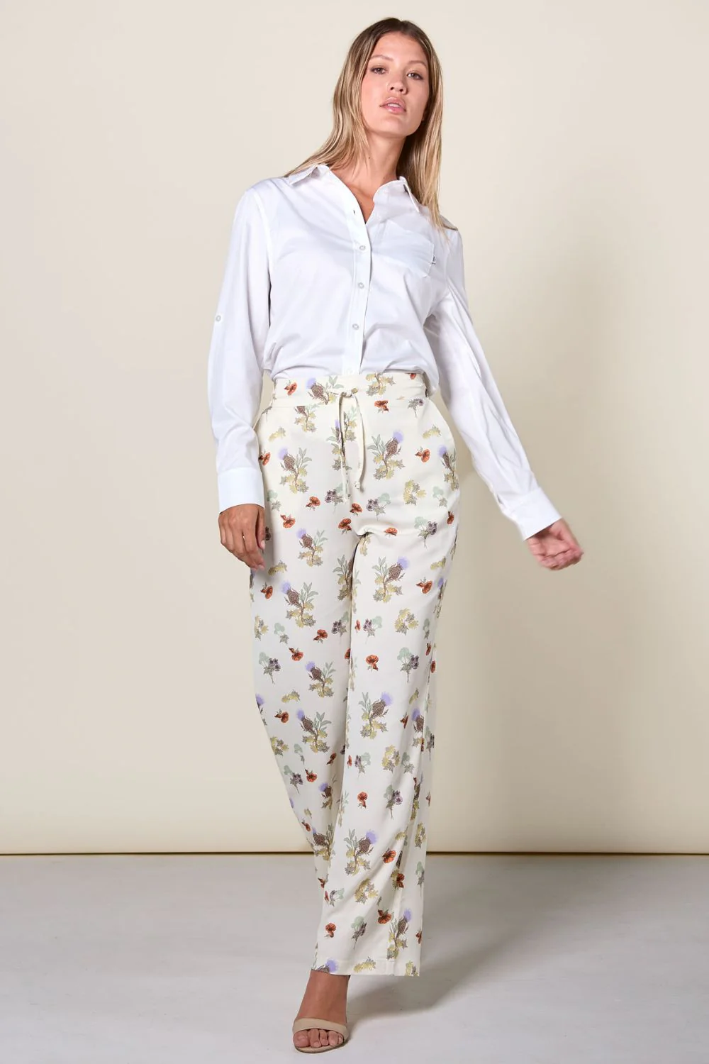 Pantalon anti-UV à jambes larges femme - Pré Sauvage - Nuvées