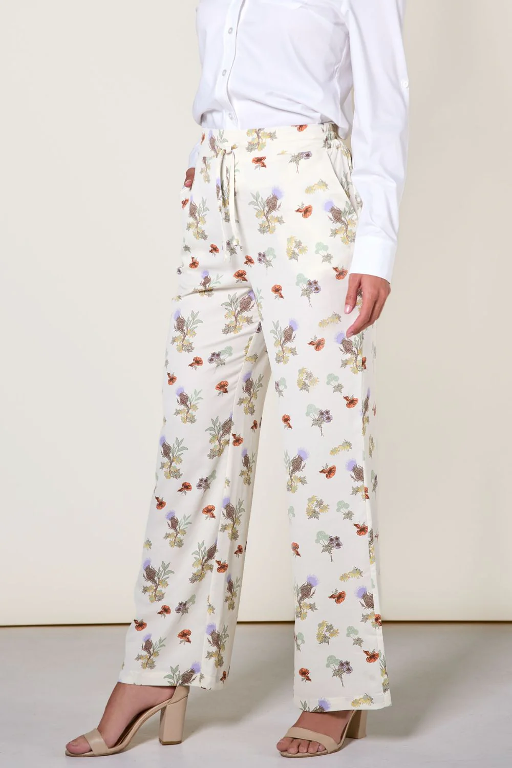 Pantalon anti-UV à jambes larges femme - Pré Sauvage - Nuvées – Image 4