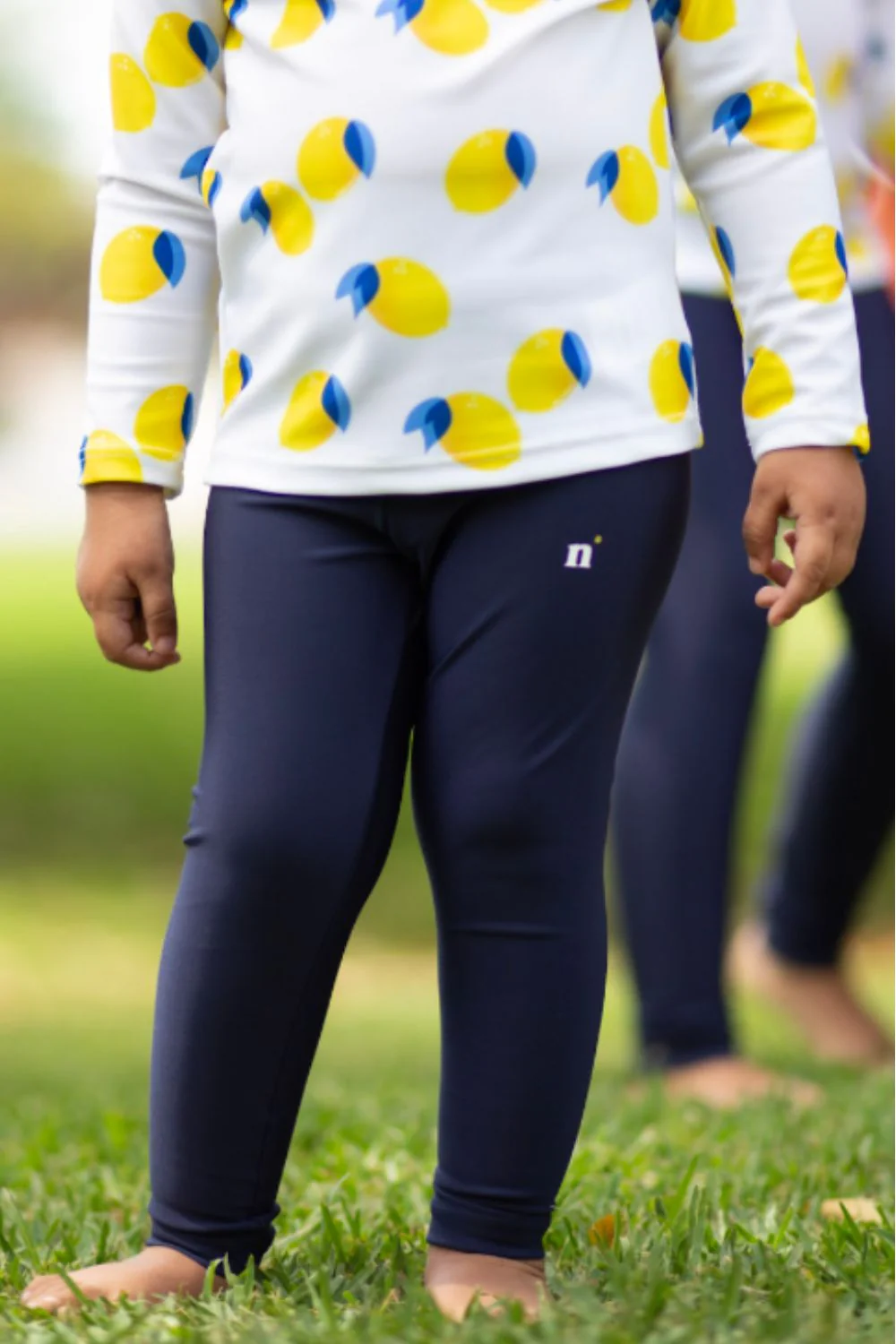 Legging de bain anti-UV enfant - Bleu Océan - Nuvées