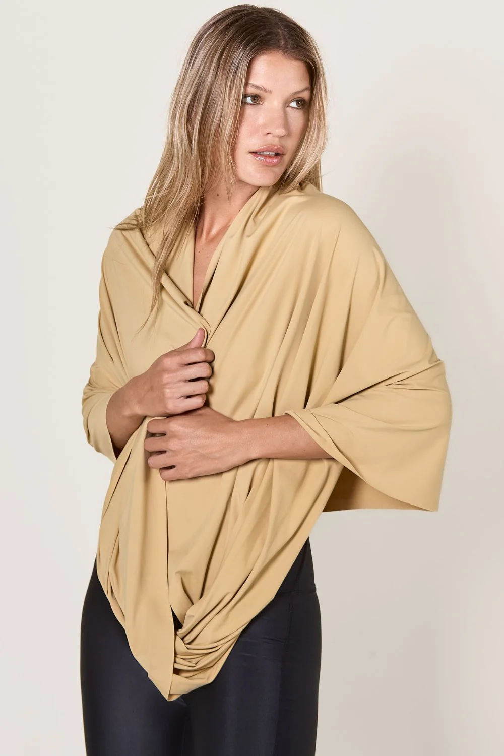 Sun wrap anti-UV femme - Blanc Perlé - Nuvées – Image 7