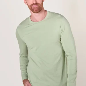 T-shirt anti-UV homme à manches longues Lite - Herbe Fraîche - Nuvées