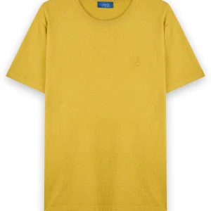 Tshirt en coton biologique moutarde