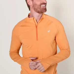 Tee shirt de sport anti-UV homme à manches longues - Melon Glacé - Nuvées