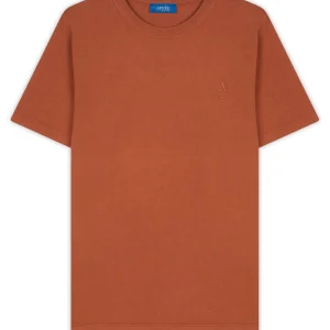 Tshirt en coton biologique rouille
