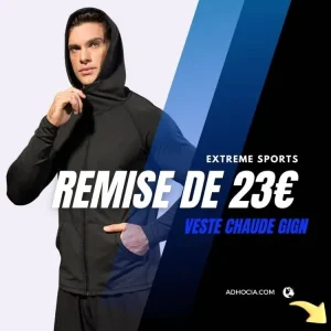 Veste à capuche de sport zippée de yoga en extérieur - Confort et style