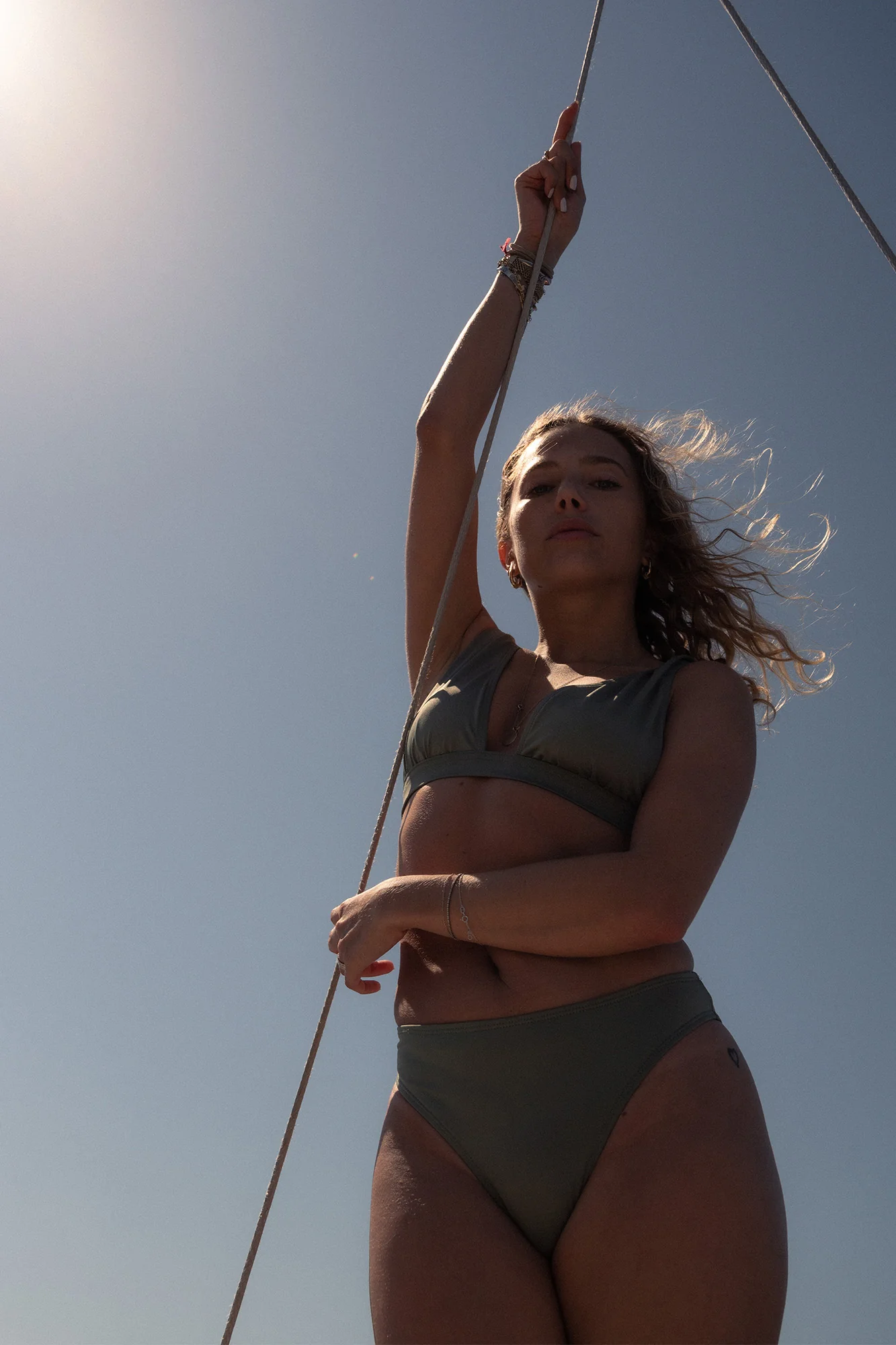 J'irai Août tu iras - Bas de maillot - Vert olive – Image 4