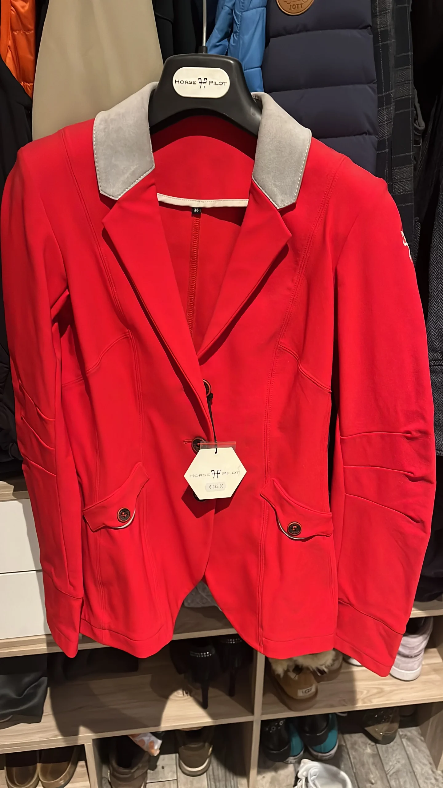 VESTE DE CONCOURS FEMME TAILOR MADE ROUGE – Image 3