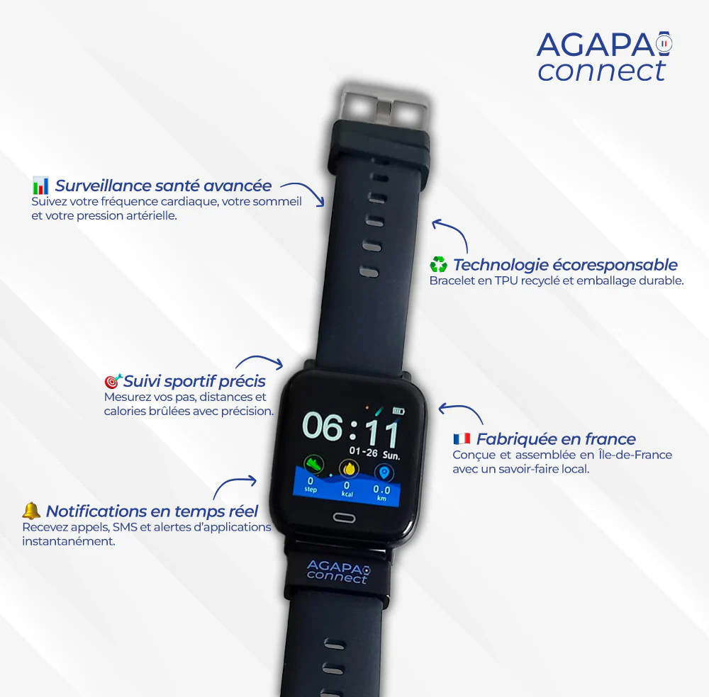 Montre Connectée Sportive - Suivi d’Activité & Notifications – Image 2
