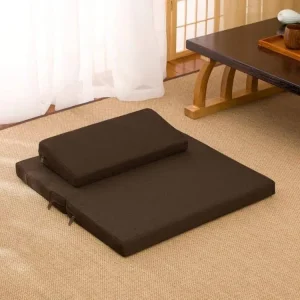 Coussin traditionnel Japonais de méditation en lin naturel