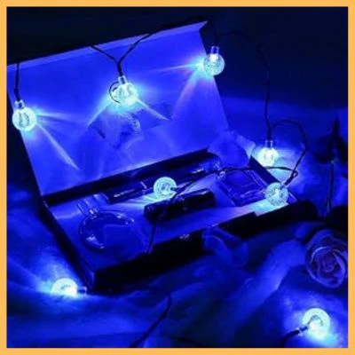 Guirlande solaire extérieur - Bleu – Image 5