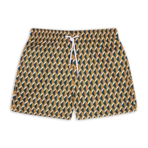 Short de bain - Zellige moutarde