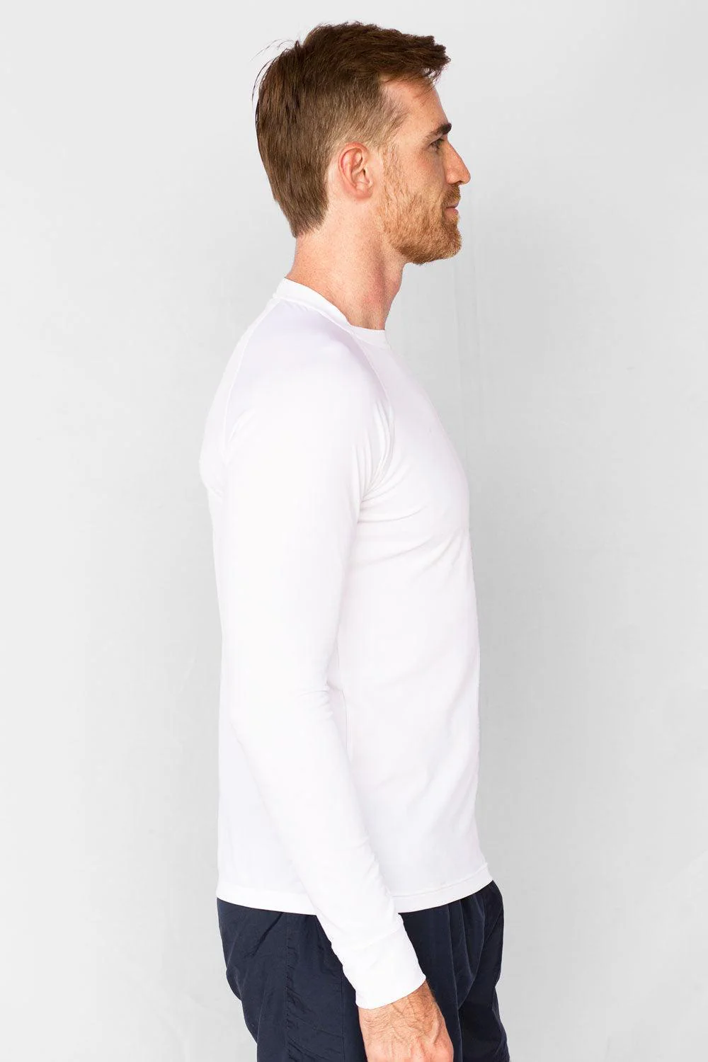 T-shirt anti-UV homme de bain - Blanc -UPF50 + – Image 8